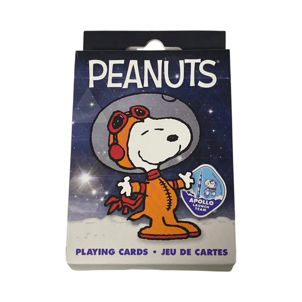 Peanuts Gang Apollo Launch Playing Cards - New In Box - Picture 1 of 2